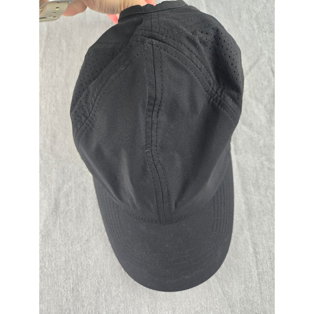 Ponyflo Womens Black Performance Ponytail Baseball Cap Hat KCAPT409 OSFM